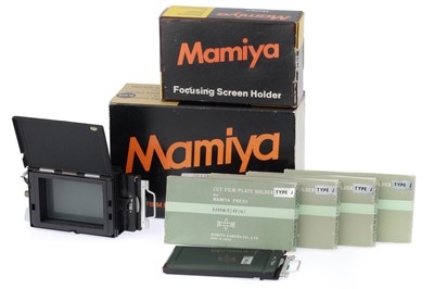Lot 646 - A Selection of Mamiya Press Accessories