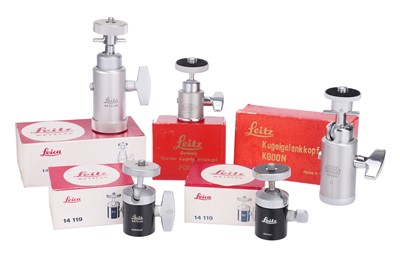 Lot 107 - A Selection of Leitz Tripod Heads for Leica Cameras