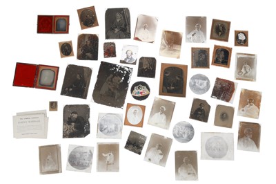Lot 693 - Large Collection of Unmounted Ambrotype Photographs