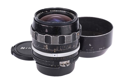 Lot 161 - A Nikon Nikkor-N Auto 28mm f/2 Wide Angle Lens