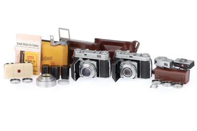 Lot 137 - A Pair of Kodak Retina 35mm Cameras
