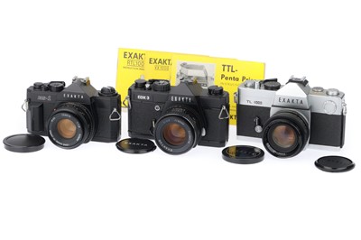 Lot 140 - A Group of Exakta Cameras