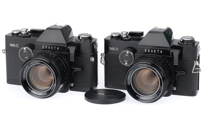 Lot 141 - A Pair of Exakta Twin TL Cameras