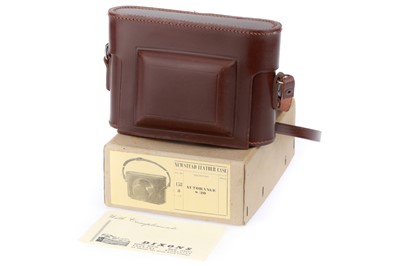 Lot 642 - An Ensign Autorange 8/20 Leather Case