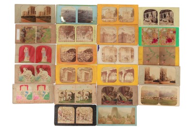 Lot 721 - Collection of Stereo Cards, Coloured & Tissue