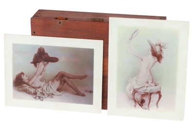 Lot 701 - Pair of Nude Opalatype images