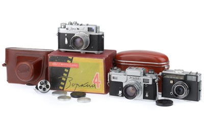 Lot 117 - A Group of Soviet Cameras
