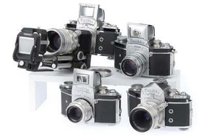Lot 120 - A Group of Ihagee Exakta 35mm Cameras
