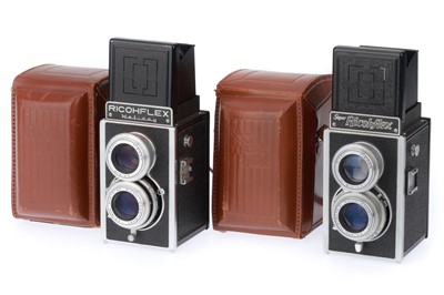 Lot 280 - Two Ricohflex Medium Format TLR Cameras