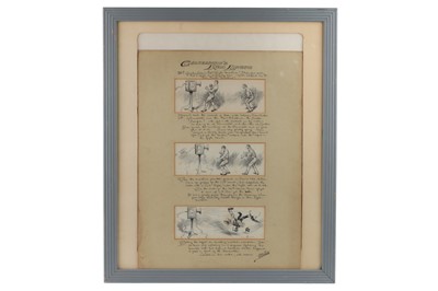 Lot 741 - 1920's Hand drawn Comic Strip