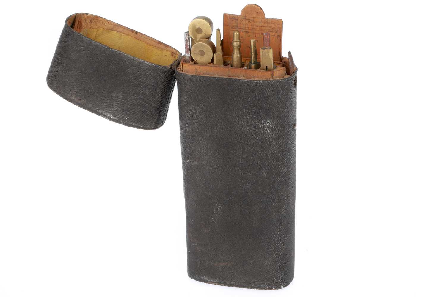 Lot 760 - Georgian Century Drawing Instrument Etui,