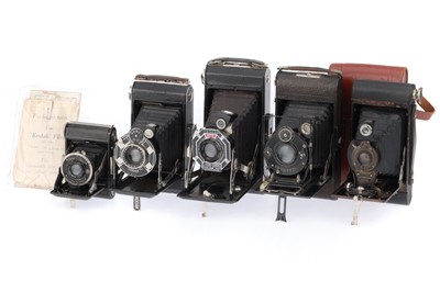 Lot 382 - A Selection of Folding Cameras
