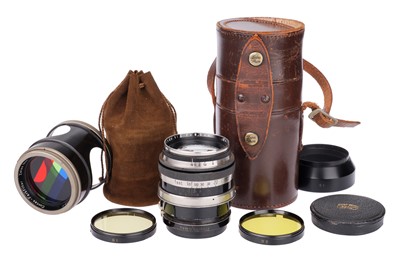 Lot 141 - A Zeiss Ikon Agfacolor-Film Filter & Matching Sonnar Lens
