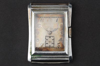 Lot 747 - A Longines Tank Style Men's Wristwatch Cal. 8.28