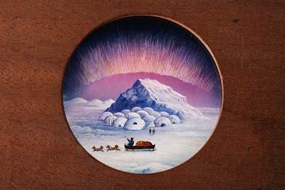 Lot 163 - Magic Lantern Slide, Arctic Snow Village