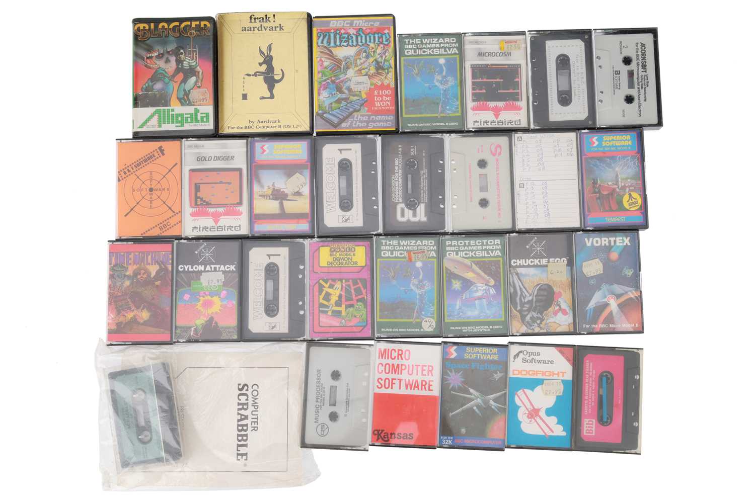 Lot 436 - A Selection of Computer Games on Cassette