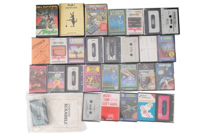 Lot 436 - A Selection of Computer Games on Cassette Tape