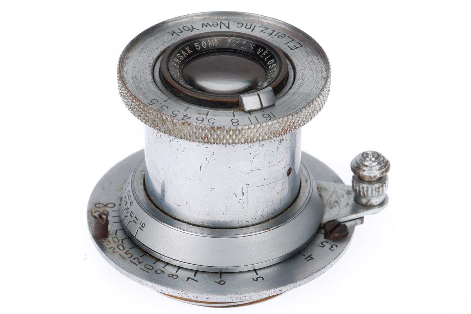 Lot 21 - A E. Leitz New York Wollensak Velostigmat f/3.5 50mm Lens