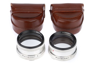 Lot 345 - A Pair of Rollei Heidosmat-Rolleinar Close-up Lenses