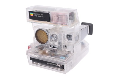 Lot 433 - A Polaroid Autofocus 660 Transparent / Clear Promotional Camera