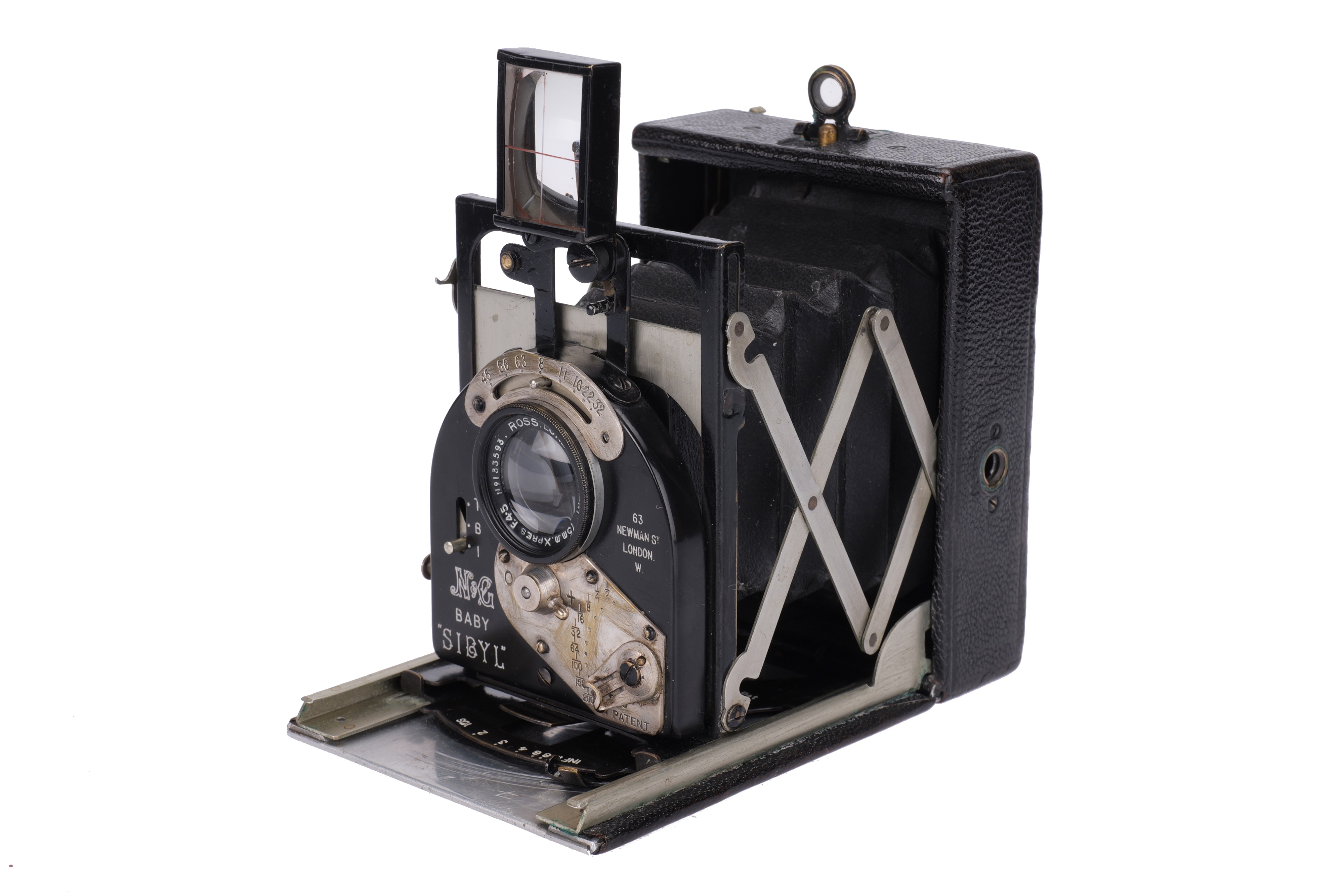 Lot 431 - A Newman & Guardia Baby Sibyl Folding Camera,