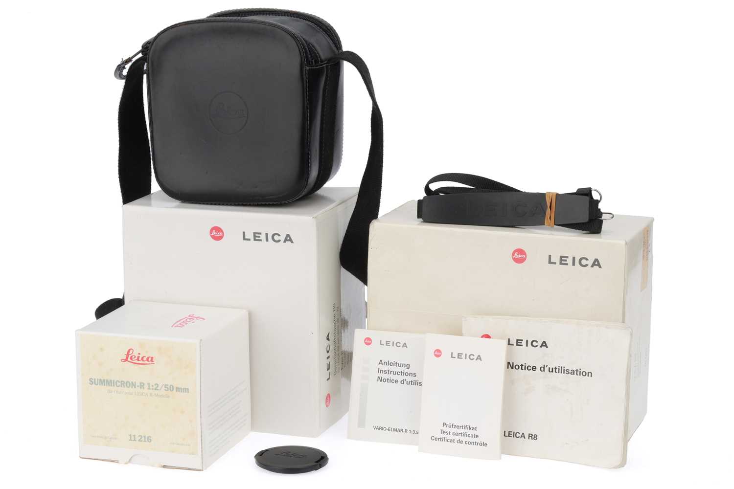 Lot 20 - A Selection of Packaging and Camera Cases for Leica R.