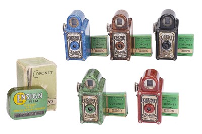 Lot 403 - A Set of Five Coronet Midget Cameras