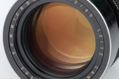 Lot 17 - A Leitz-Canada f/2 90mm Summicron-R Lens