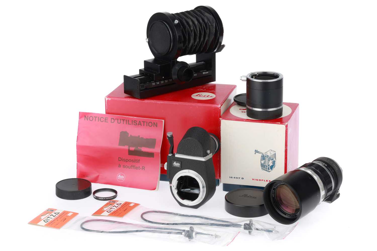 Lot 46 - A Selection of Leitz-Wetzlar Visoflex Accessories