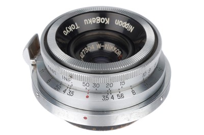 Lot 277 - A Nippon Kogaku W-Nikkor-C f/3.5 3.5cm Lens