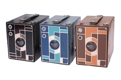 Lot 427 - A Set of Kodak Beau Brownie No.2 Cameras