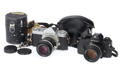 Lot 63 - A Pair of Nikon 35mm SLR Cameras