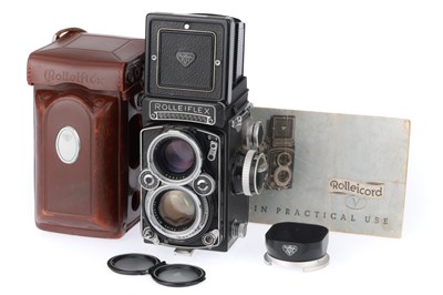 Lot 166 - A Rollei Rolleiflex E2 f/2.8 Medium Format TLR Camera