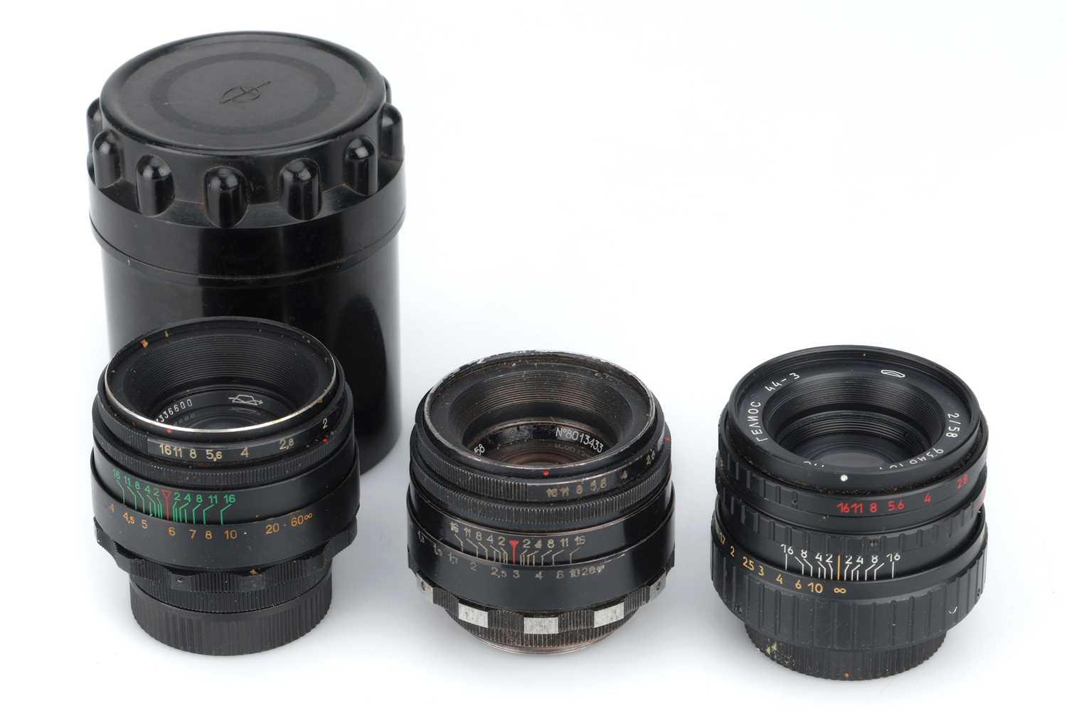 Lot 269 - A Group of Soviet Helios 44 Lenses,