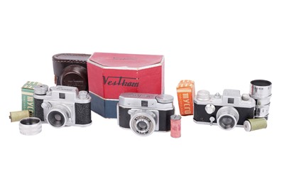 Lot 422 - Three Sub Miniature 16mm Cameras