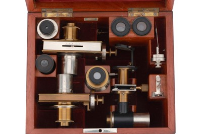 Lot 212 - A Fine Set of (Seibert?) Petrological Microscope Accessories
