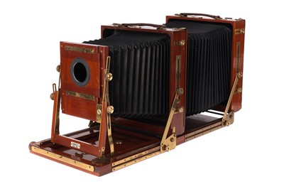 Lot 366 - A Unique Gandolfi 10x8" Mahogany Field Camera