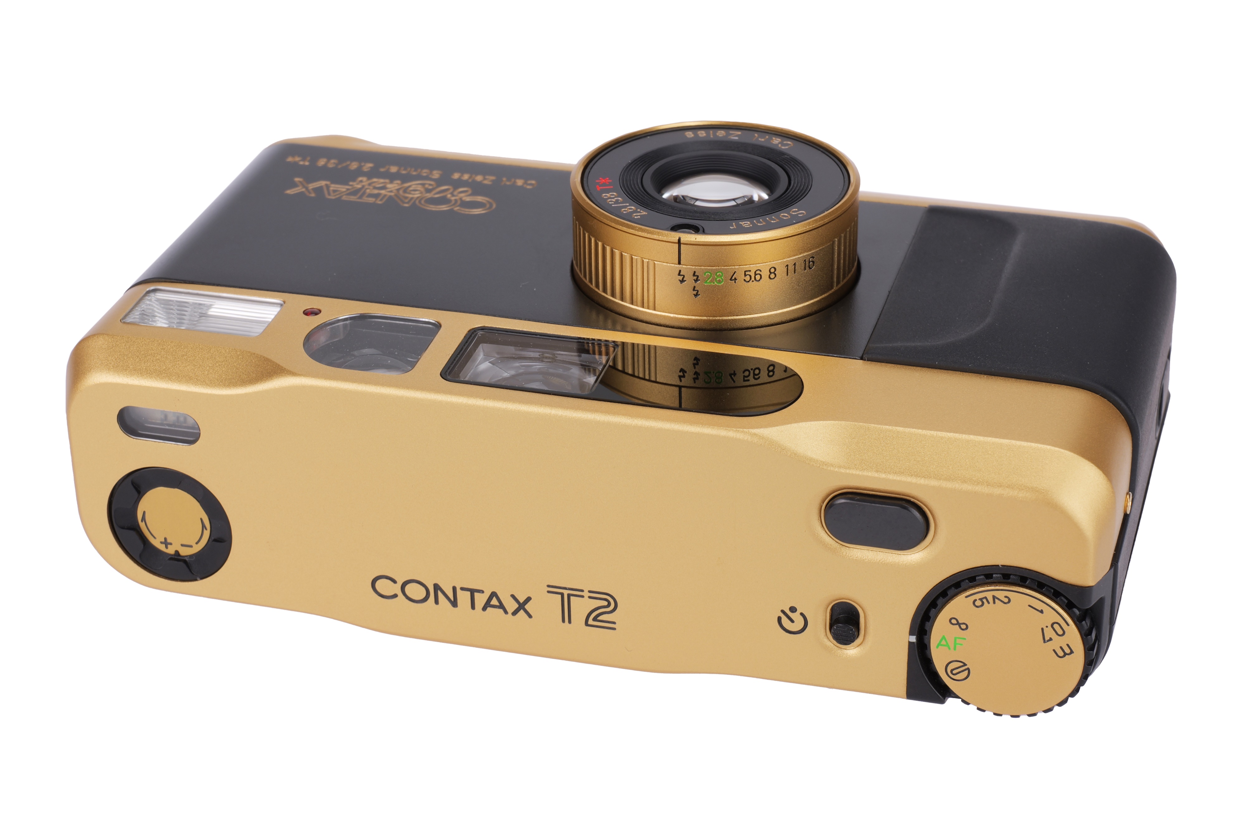 Lot 208 - A Contax T2 '60 Years Anniversary' Compact