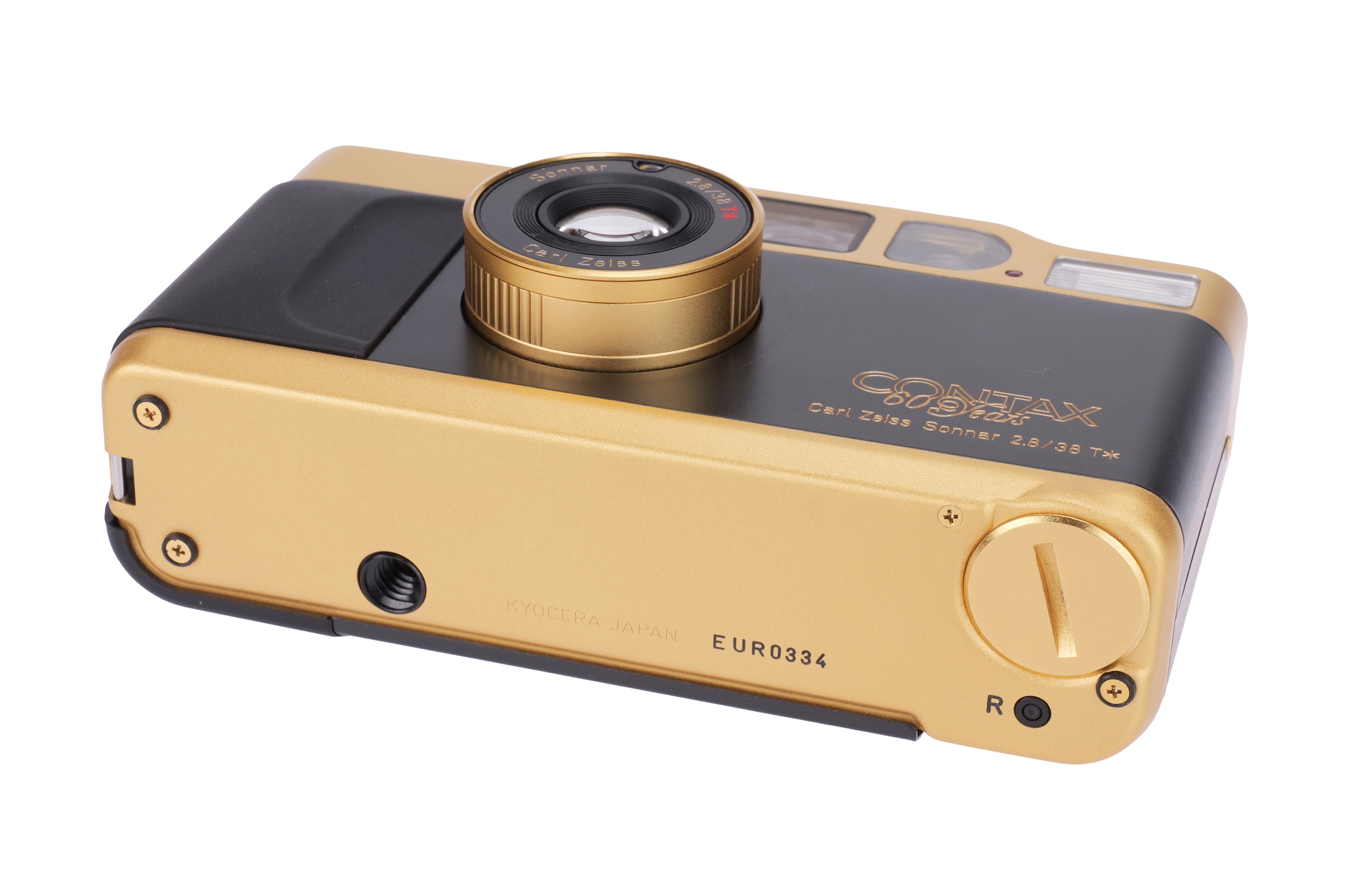 Lot 208 - A Contax T2 '60 Years Anniversary' Compact