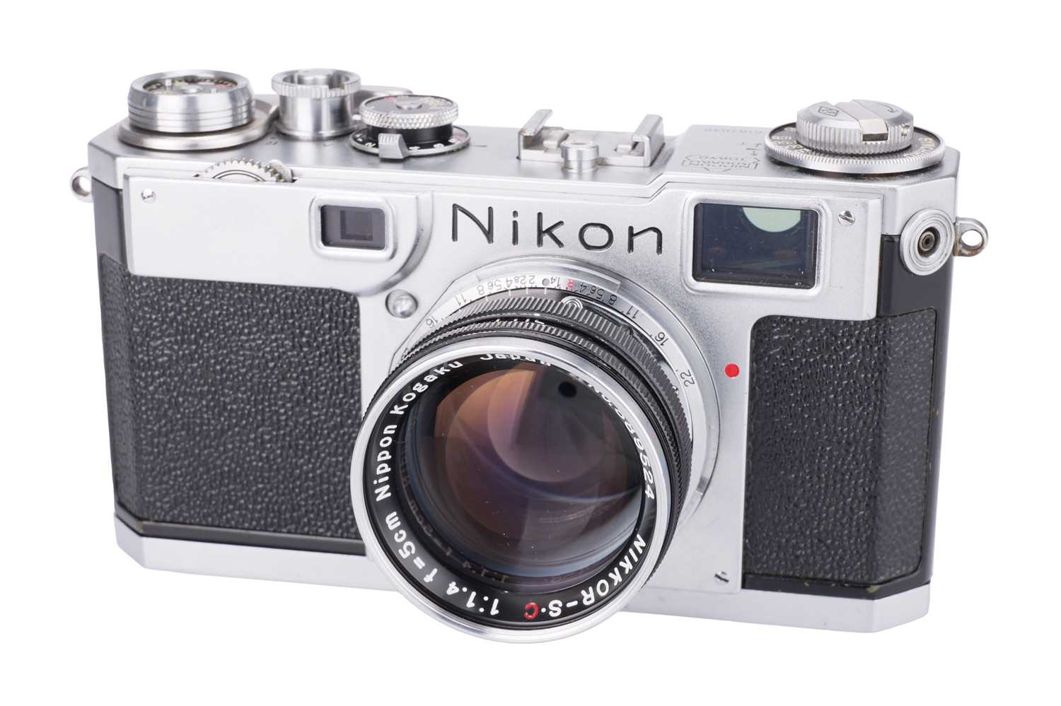 Nikon S2 35mm Rangefinder film camera. Nikkor-HC 5cm f2 lens. Good Shooter