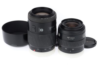 Lot 245 - A Pair of Minolta Zoom Lenses
