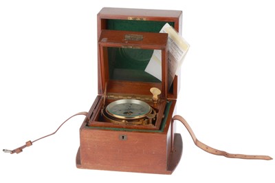 Lot 183 - Mahogany Cased Two Day Marine Chronometer, Thomas Mercer