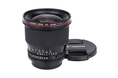 Lot 176 - A Canon FD L f/1.4 24mm Lens