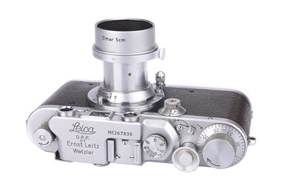 Lot 5 - A Leica IIIa 'Spécialités Tiranty' Paris Rangefinder Camera