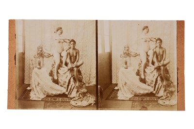 Lot 117 - Stereocards, Erotic Nudes