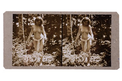 Lot 119 - Stereocards, Erotic Nudes