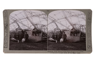 Lot 120 - Stereocards, Collection of 13 Early Aviation