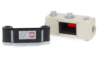 Lot 339 - An Ilford Strip Printer and Contarex Film Back