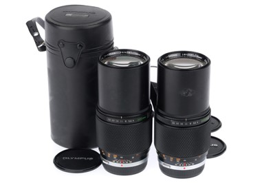 Lot 258 - A Pair of Olympus Zuiko Auto-T f/4 200mm Lenses