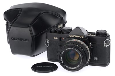 Lot 126 - An Olympus OM-2N 35mm SLR Camera
